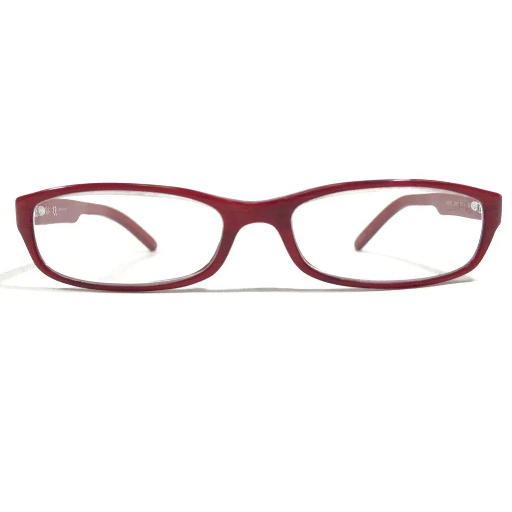Ray-Ban RB5052 2090 Eyeglasses Frames Red Rectangular Full Rim 51-16-135